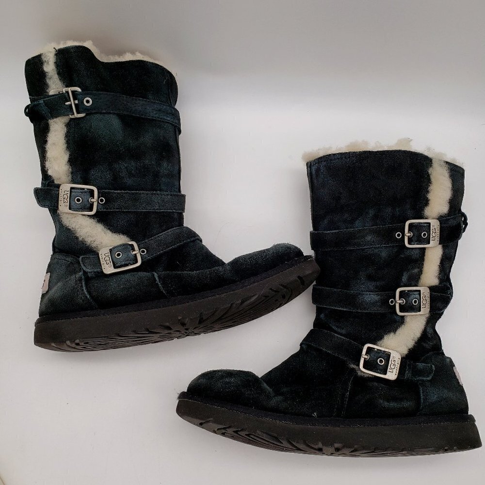 Ugg Black Maddi Boots Womens Size 5